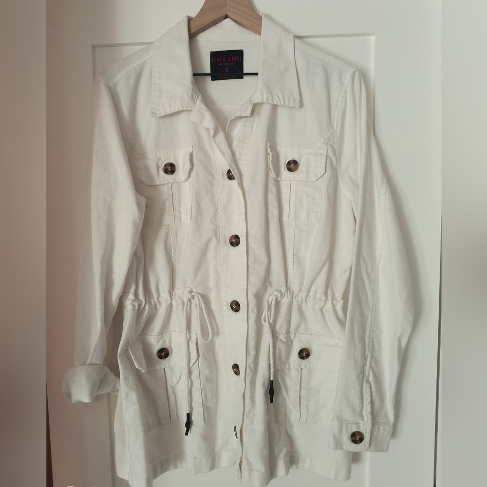 Black Label White Utility Jacket
